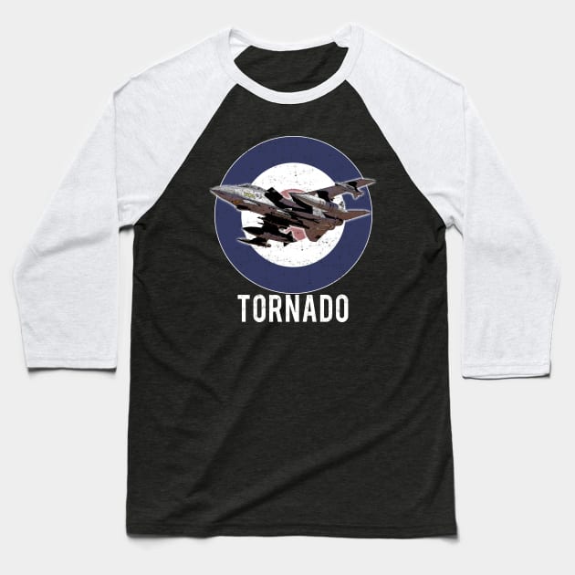 Panavia Tornado Jet Fighter Aircraft RAF Airplane Plane UK Baseball T-Shirt by BeesTeez